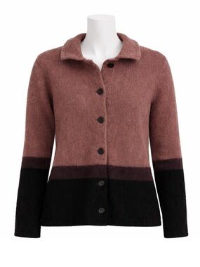 Size M Vintage Haggar‎ 100% Wool Purple Blazer Jacket